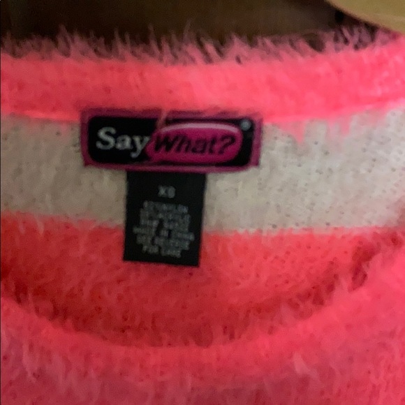 Say what fuzzy soft sweater xs - Picture 2 of 4
